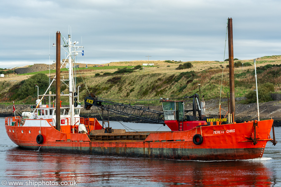 Merete Chris pictured arriving at Aberdeen on 13th October 2021