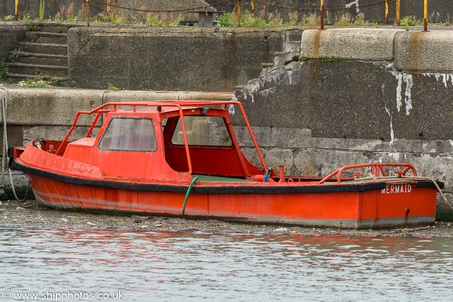 Photograph of the vessel  Mermaid pictured in Hornby Dock, Liverpool on 3rd August 2019