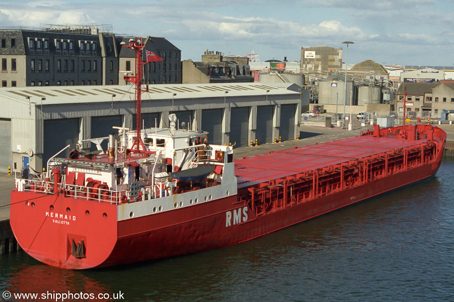 Mermaid pictured at Aberdeen on 8th May 2003