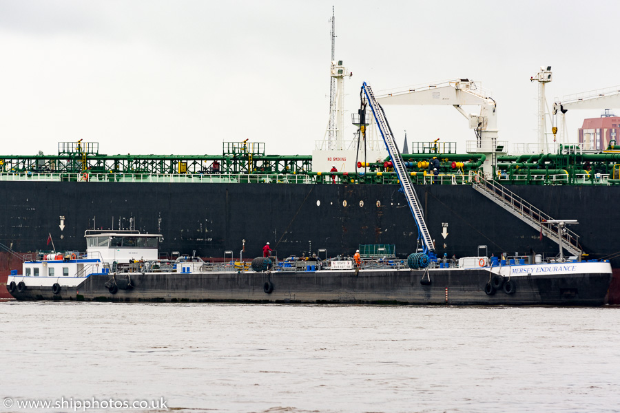 Photograph of the vessel  Mersey Endurance pictured at Tranmere Oil Terminal on 20th June 2015