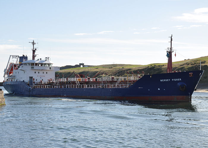  Mersey Fisher pictured arriving at Aberdeen on 14th September 2013