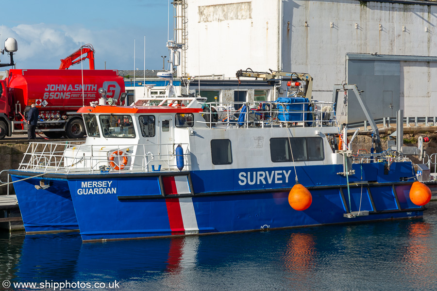 Photograph of the vessel  Mersey Guardian pictured at Peterhead on 12th September 2024