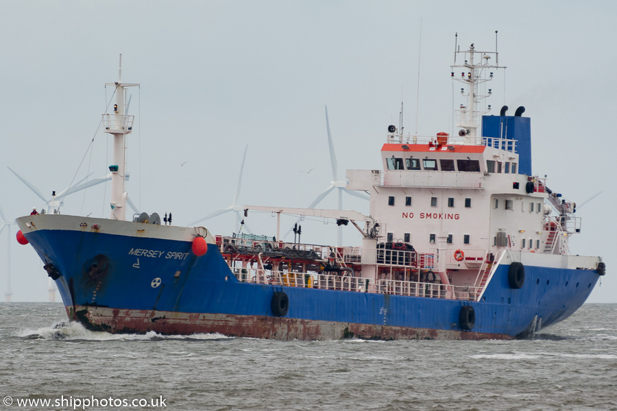 Photograph of the vessel  Mersey Spirit pictured approaching Langton Lock, Liverpool on 20th June 2015