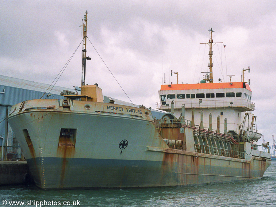 Photograph of the vessel  Mersey Venture pictured in Liverpool on 19th June 2004