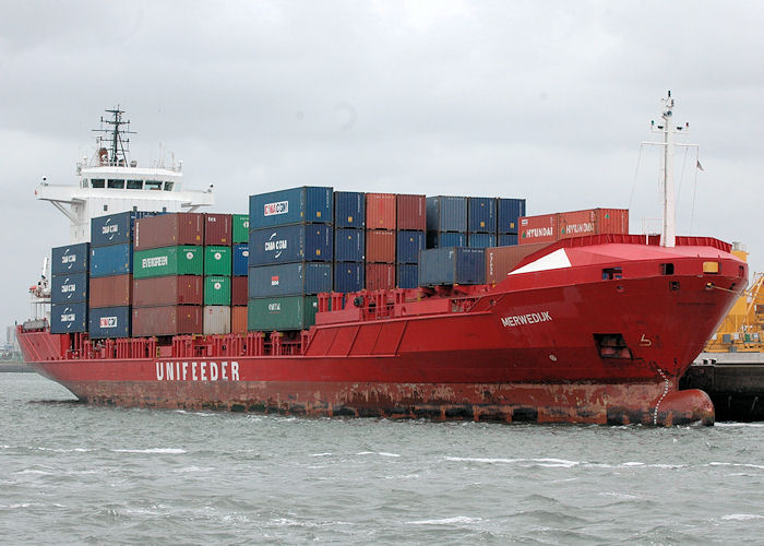 Photograph of the vessel  Merwedijk pictured in Europahaven, Europoort on 20th June 2010