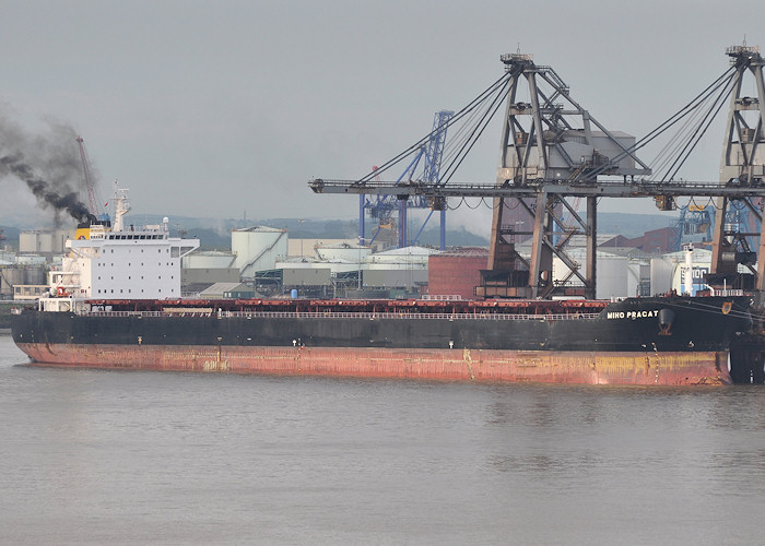 Photograph of the vessel  Miho Pracat pictured at Immingham Bulk Terminal on 27th June 2012