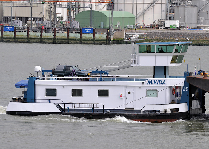 Photograph of the vessel  Mikida pictured passing Vlaardingen on 25th June 2012