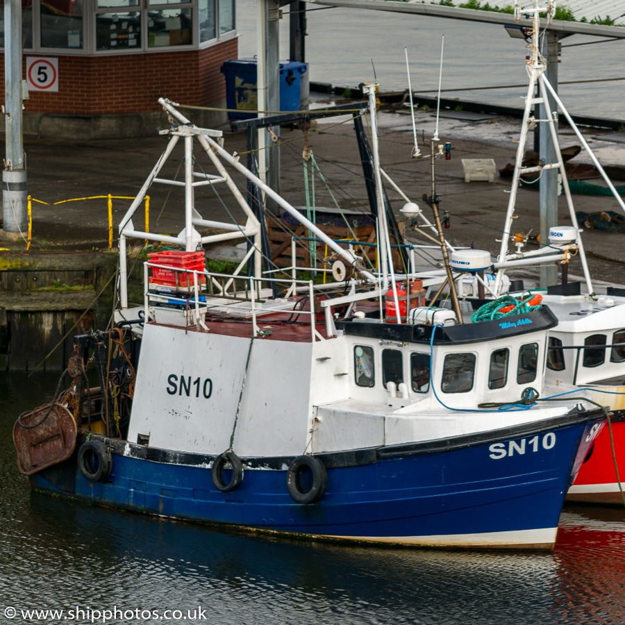 Photograph of the vessel fv Miley Adelle pictured at the Fish Quay, North Shields on 4th September 2019