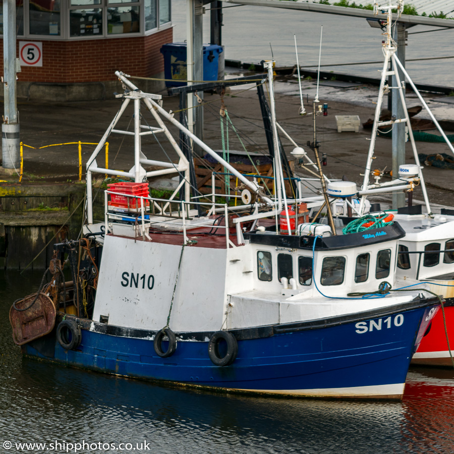 Photograph of the vessel fv Miley Adelle pictured at the Fish Quay, North Shields on 4th September 2019