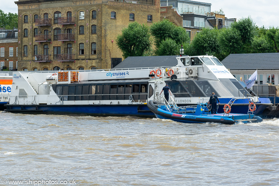Photograph of the vessel  Millennium of London pictured in London on 6th July 2023