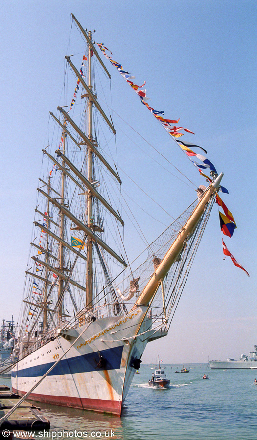 Photograph of the vessel  Mir pictured at the International Festival of the Sea, Portsmouth Naval Base on 24th August 2001