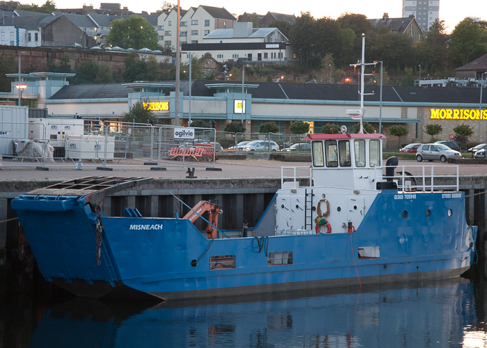 Photograph of the vessel  Misneach pictured at East India Harbour, Greenock on 21st September 2014