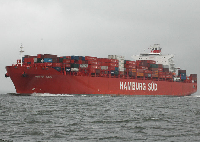 Photograph of the vessel  Monte Rosa pictured on the River Thames on 17th May 2008