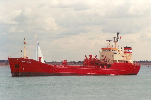 Photograph of the vessel  Mopa Maria pictured on Southampton Water on 5th September 1992
