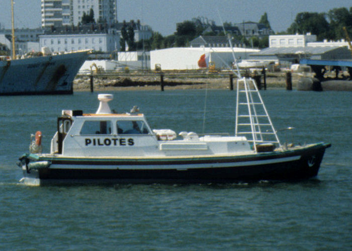Photograph of the vessel pv Morbraz pictured at Lorient on 10th July 1990