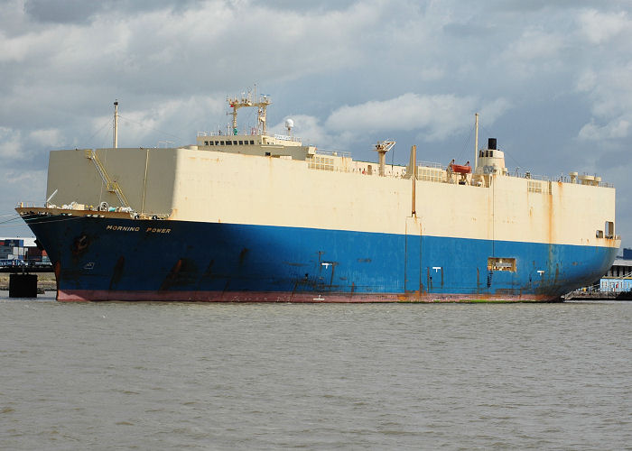 Photograph of the vessel  Morning Power pictured at Tilbury on 10th August 2006