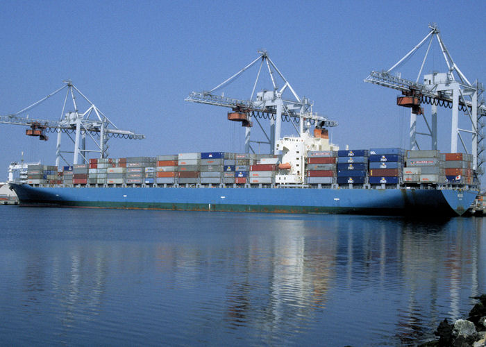 Photograph of the vessel  Mosel pictured at Le Havre on 16th August 1997