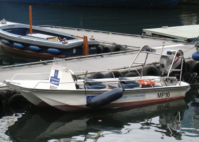 Photograph of the vessel  MP 16 pictured in West India Dock, London on 21st October 2009