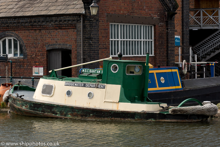 Photograph of the vessel  MSC Bantam II pictured at the National Waterways Museum at Ellesmere Port on 29th August 2015