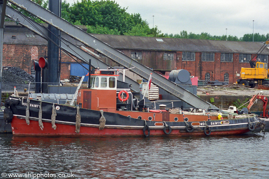 Photograph of the vessel  MSC Dainty pictured at Runcorn on 27th July 2002