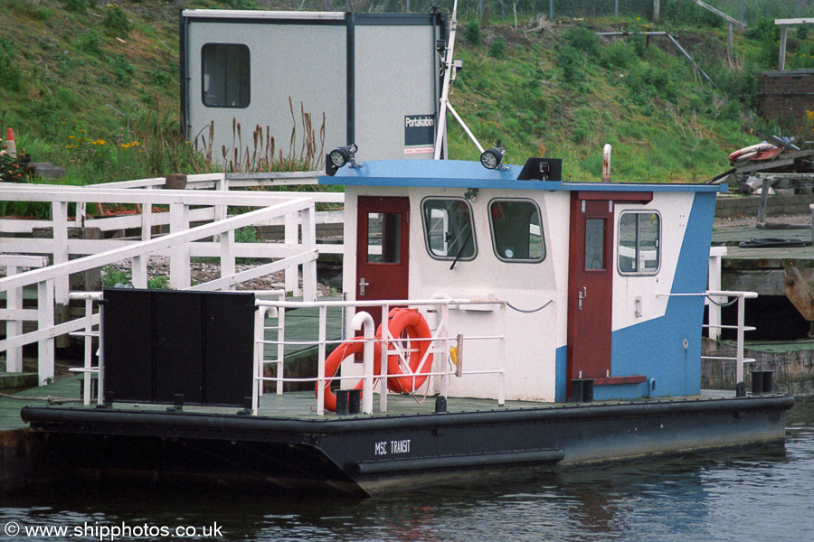 Photograph of the vessel  MSC Transit pictured at Stanlow on 27th July 2002