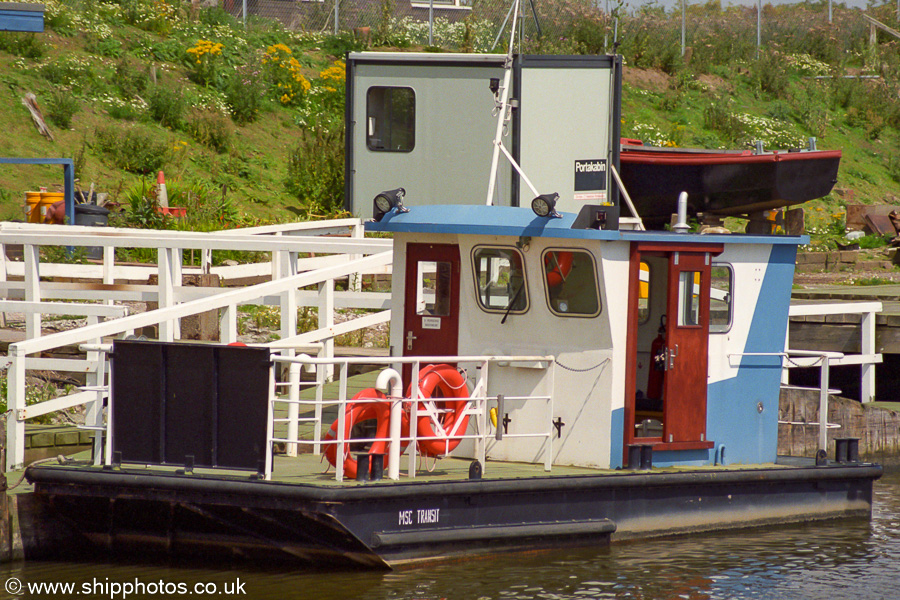 Photograph of the vessel  MSC Transit pictured at Stanlow on 27th July 2002