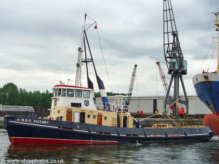Photograph of the vessel  MSC Victory pictured at Ellesmere Port on 29th June 2002
