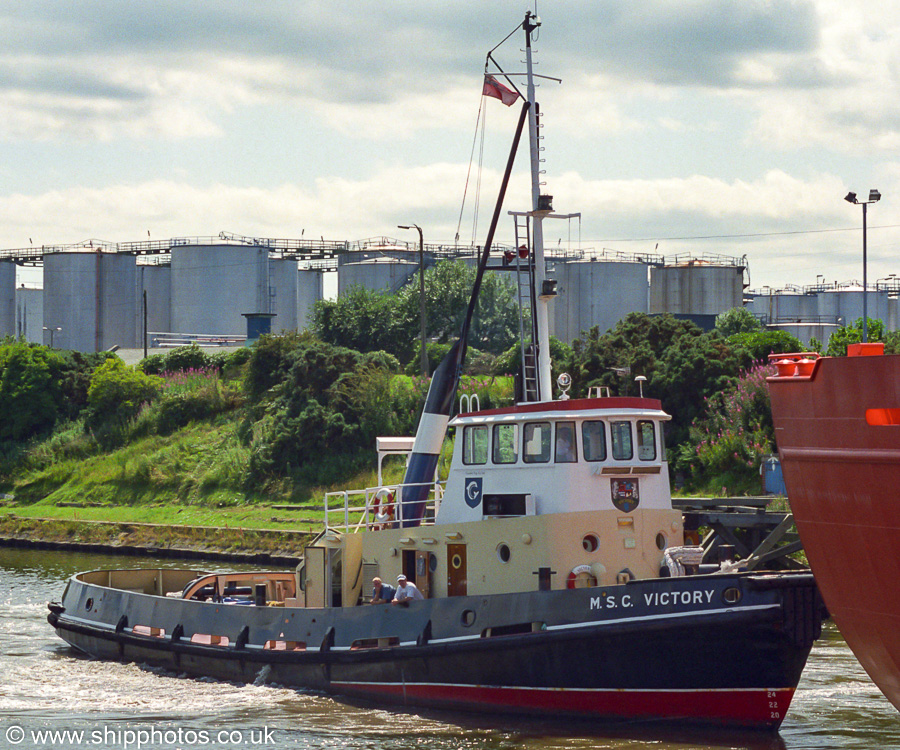 Photograph of the vessel  MSC Victory pictured at Eastham on 27th July 2002