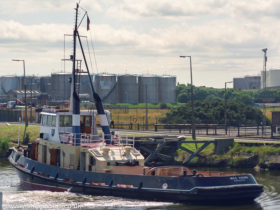 Photograph of the vessel  MSC Viking pictured at Eastham on 27th July 2002