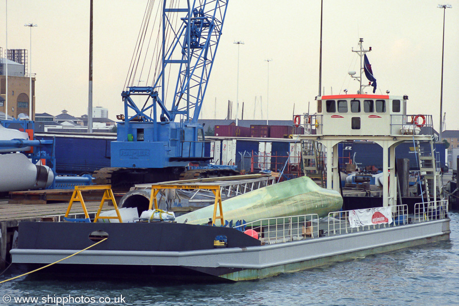 Photograph of the vessel  MTB Blade Runner One pictured at Southampton on 12th April 2003