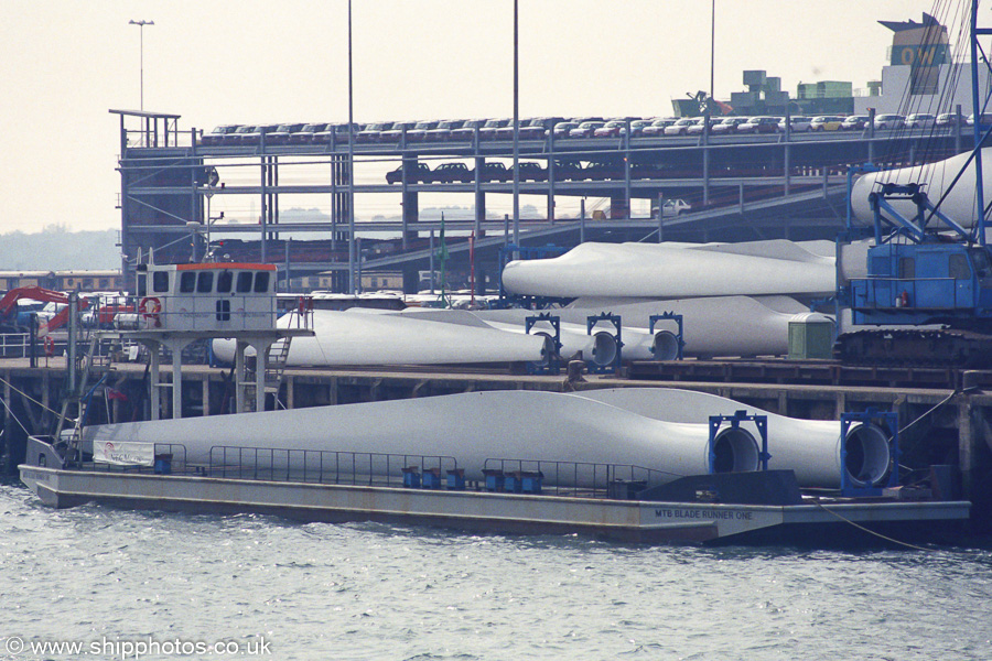 Photograph of the vessel  MTB Blade Runner One pictured in Southampton Docks on 20th July 2012