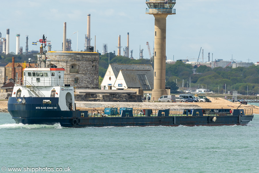 Photograph of the vessel  MTB Blade Runner Two pictured on Southampton Water on 20th April 2024