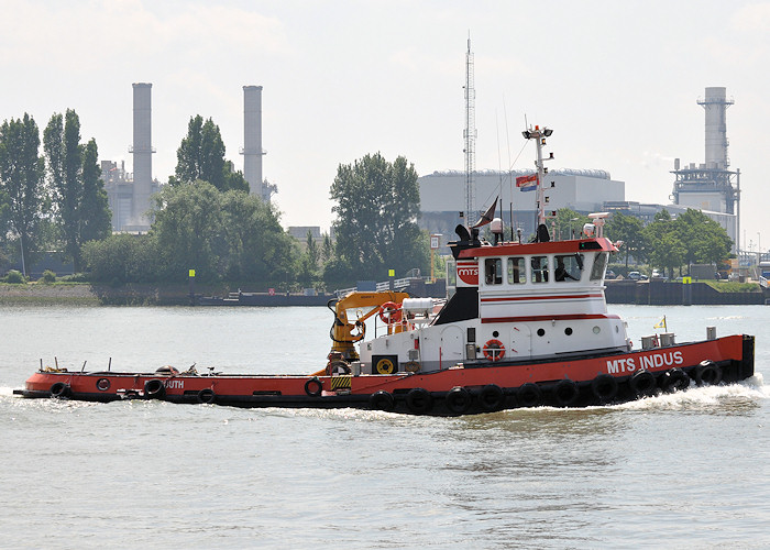 Photograph of the vessel  MTS Indus pictured passing Vlaardingen on 26th June 2012