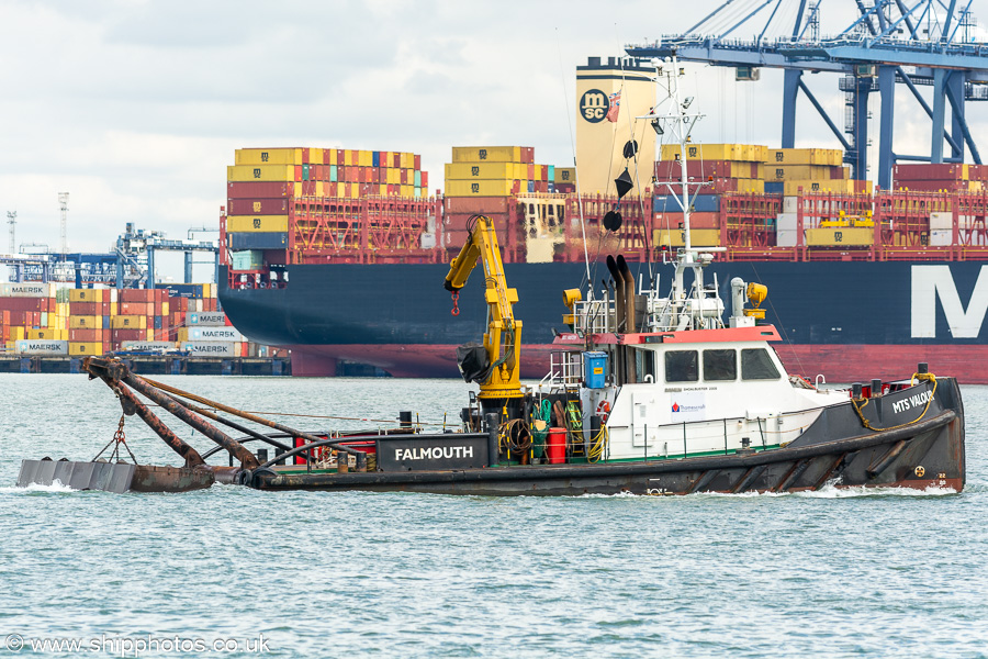 Photograph of the vessel  MTS Valour pictured at Harwich on 16th August 2024