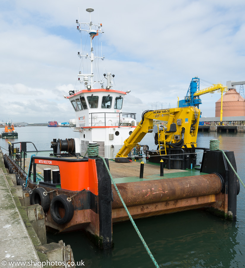 Photograph of the vessel  MTS Vector pictured at Blyth on 27th April 2019