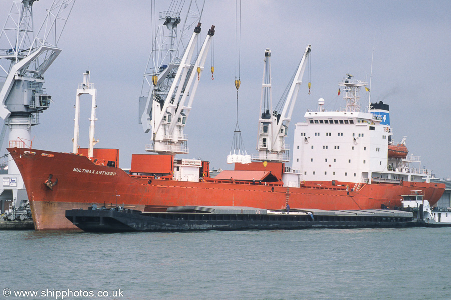 Photograph of the vessel  Multimax Antwerp pictured in Vijfde Havendok, Antwerp on 20th June 2002