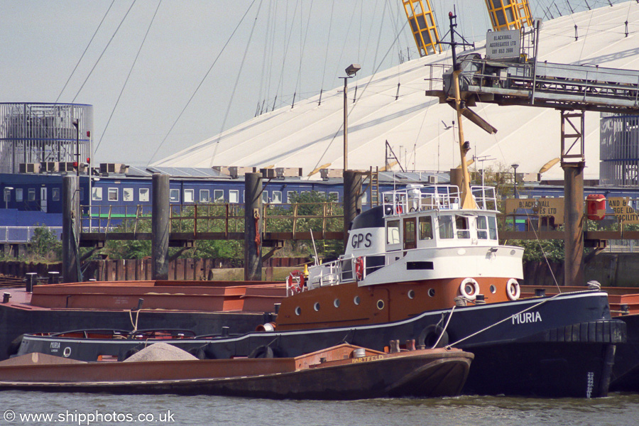 Photograph of the vessel  Muria pictured at Greenwich on 22nd April 2002
