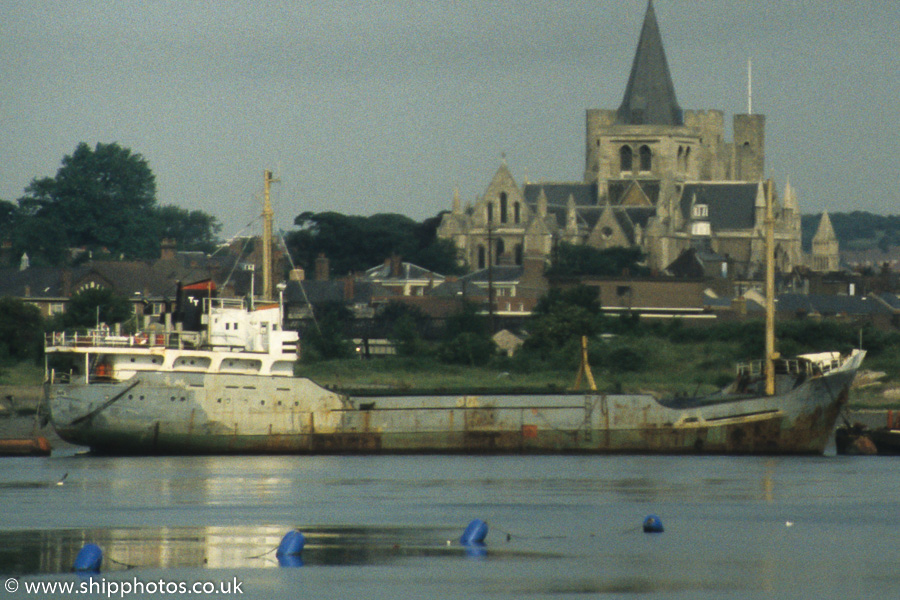 Photograph of the vessel  Nan I pictured at Rochester on 17th June 1989