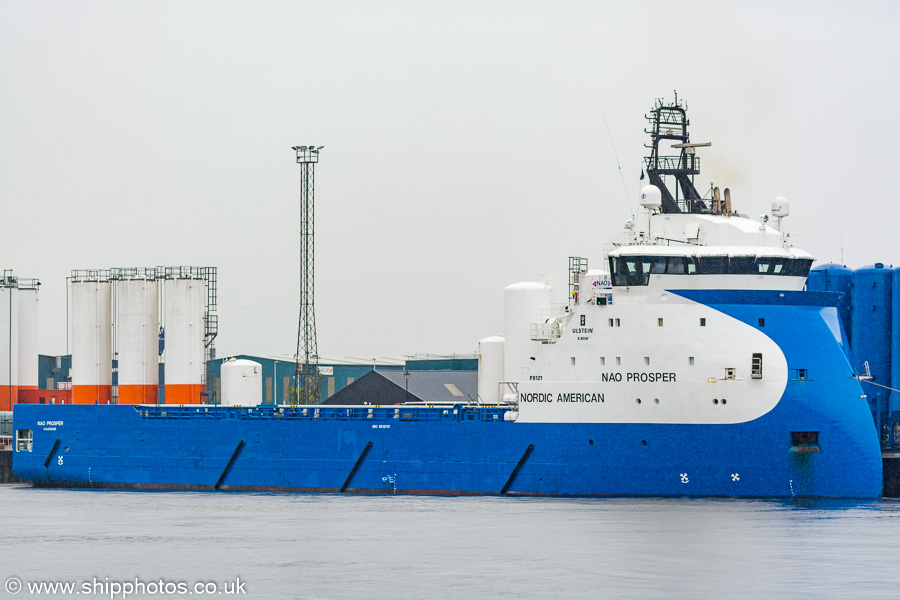  NAO Prosper pictured at Aberdeen on 31st May 2019