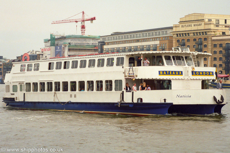  Naticia pictured in London on 14th June 2002