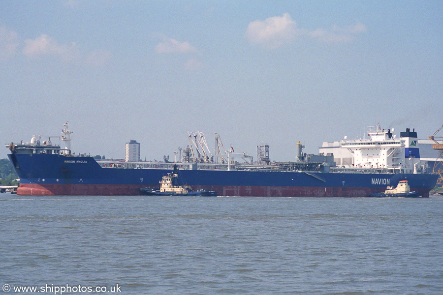 Photograph of the vessel  Navion Anglia pictured at Tranmere on 14th June 2003