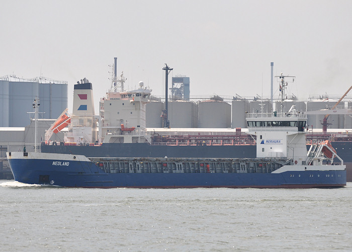 Photograph of the vessel  Nedland pictured passing Vlaardingen on 26th June 2012