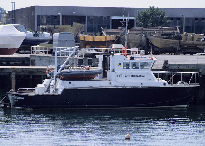 Photograph of the vessel fpv North Eastern Guardian pictured at Northam, Southampton on 21st July 1996