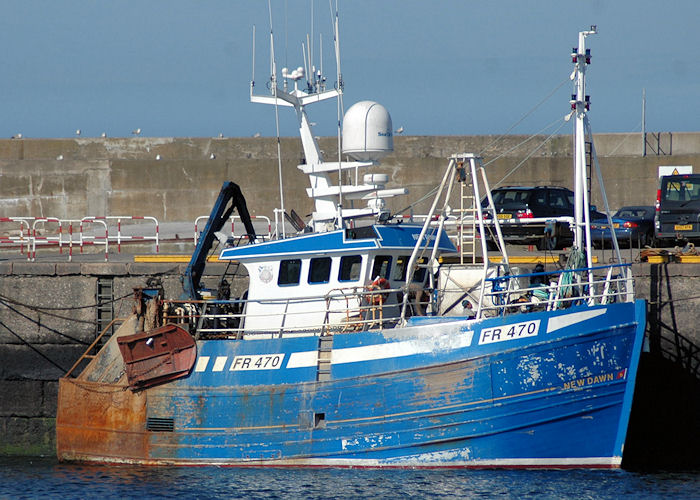 fv New Dawn pictured at Fraserburgh on 28th April 2011