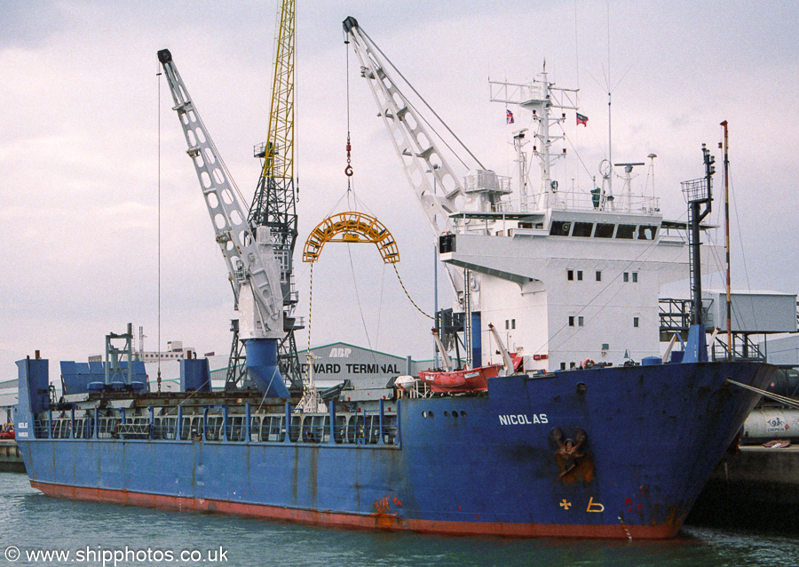 Photograph of the vessel  Nicolas pictured at Southampton on 19th July 2001
