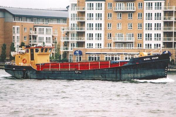 Photograph of the vessel  Nigel Prior pictured passing Greenwich on 19th July 2001