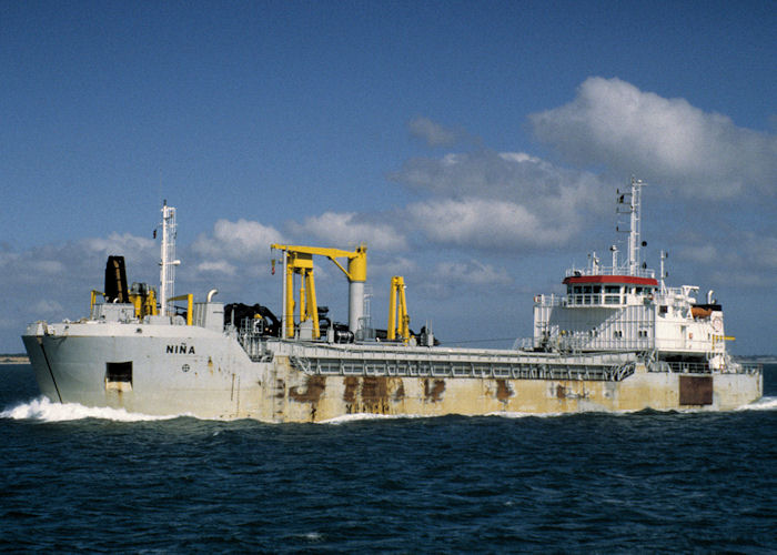 Photograph of the vessel  Nina pictured on Southampton Water on 13th July 1997