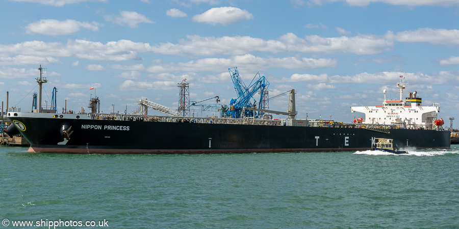 Photograph of the vessel  Nippon Princess pictured at Fawley on 20th April 2024