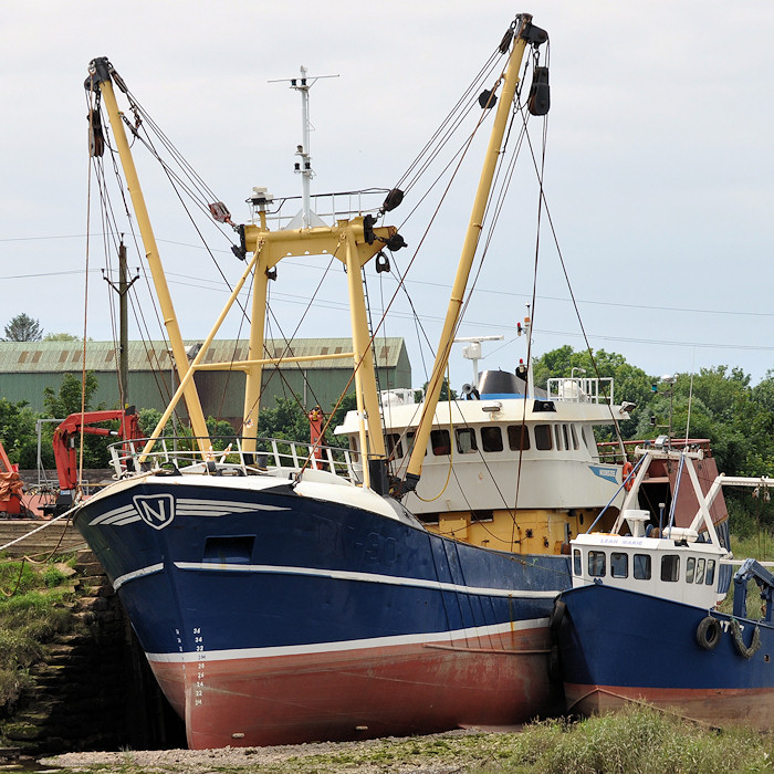 Photograph of the vessel fv Noordzee pictured at Annan on 8th July 2012