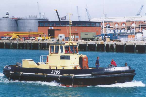 Photograph of the vessel RMAS Norah pictured in Portsmouth Harbour on 8th June 2000